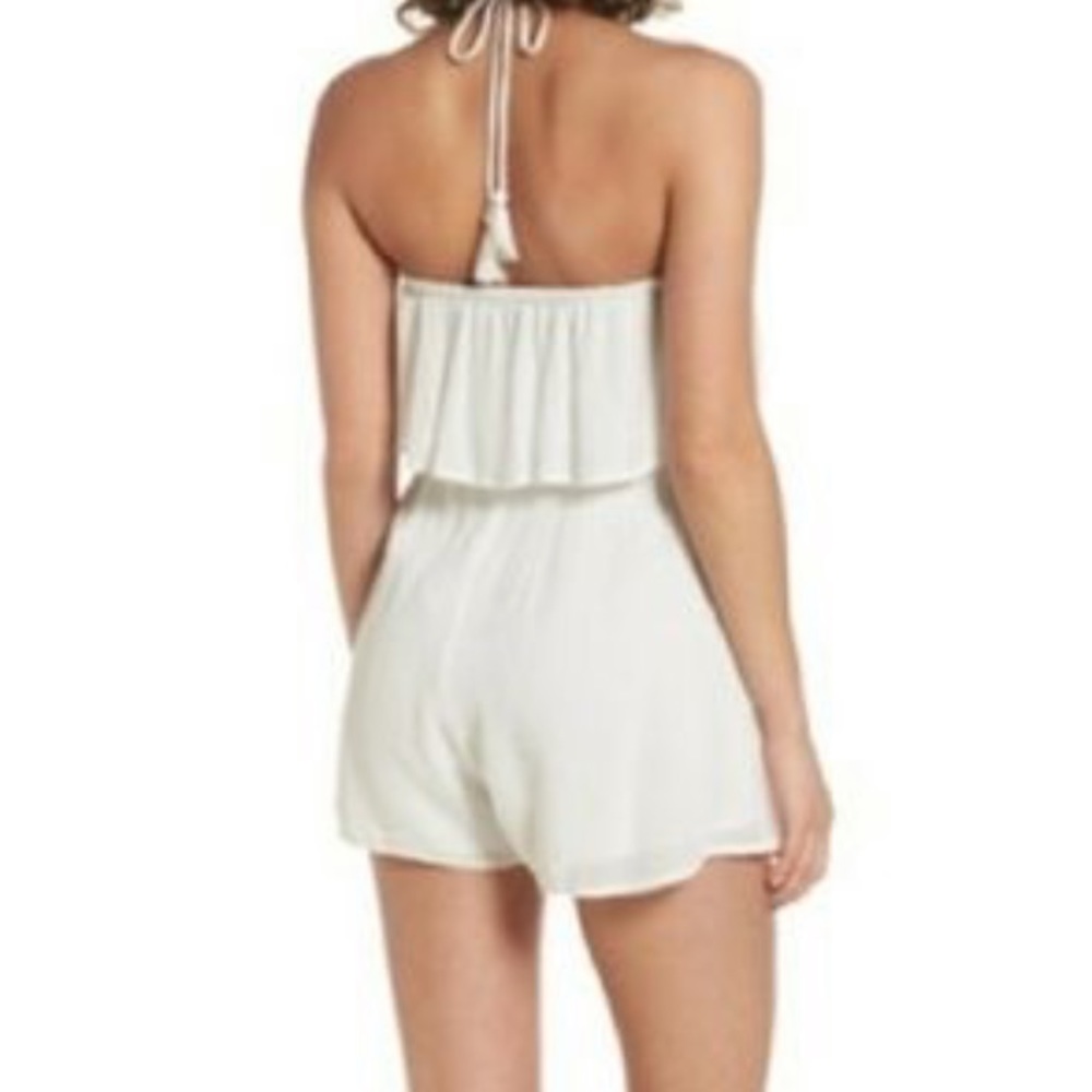 LUSH IVORY RUFFLE ROMPER - Picture 2 of 5